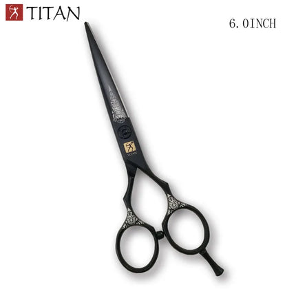TITAN Hair Cut Thinning Cutting Scissors Hairdressing Barber Scissors JAPAN STEEL 5.5 Inch 6.0 Inch