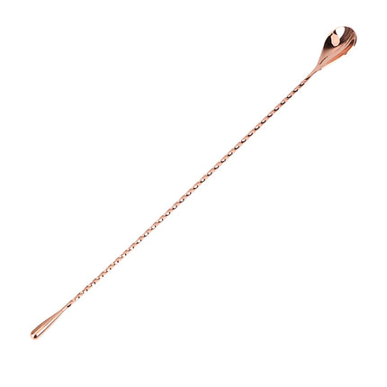 Stir Spoon Mixing Cocktail Spoon 30/40cm Stainless Steel Bartender Tools Bar Teadrop Spoon Bar Tool Spiral Pattern