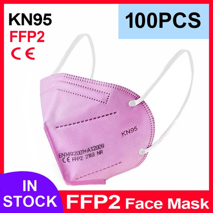 FP2 Face Masks Masques CE KN95 Face Mask Filter 5Layers Adult kn95 Mascarillas Quirurgicas Homologadas Reusable FFP2 Face Mask