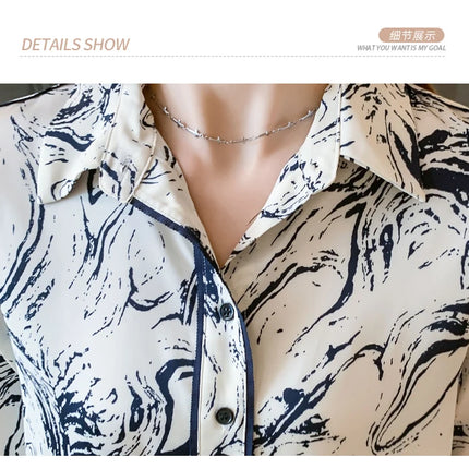 Fashion ladies shirts New elegant Women Blouses Long Sleeve Button-Down Tops blusa mujer