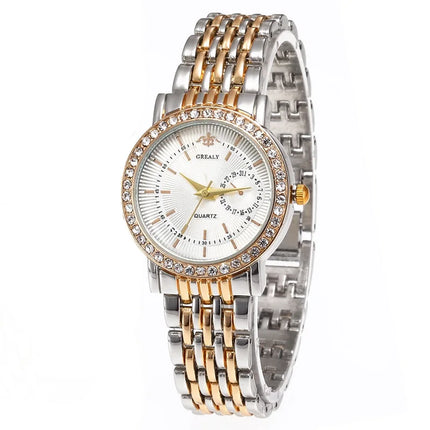 New Fashion Women Watches Stainless Steel Strip Quartz Watch Clock Fashion Casual Relogio Feminino Girl Student Women Wristwatch