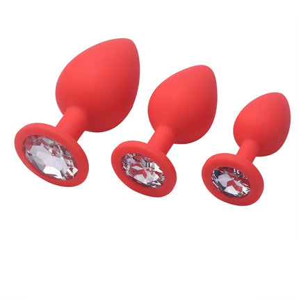 Adult Silicone Anal Plug Dildos Bullet Vibrator Butt Plugs Sex Toys for Women Men Gay Prostate Massager Anal Masturbating S/M/L