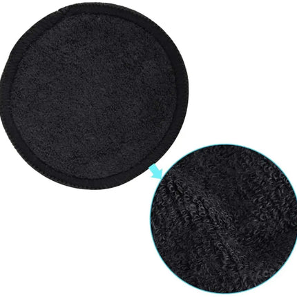 10/16/20Pcs Reusable Bamboo Cotton Make Up Remover Pads Washable Triple Layer Facial Skin Care Wipe Pads Cleaning Pad with Bag
