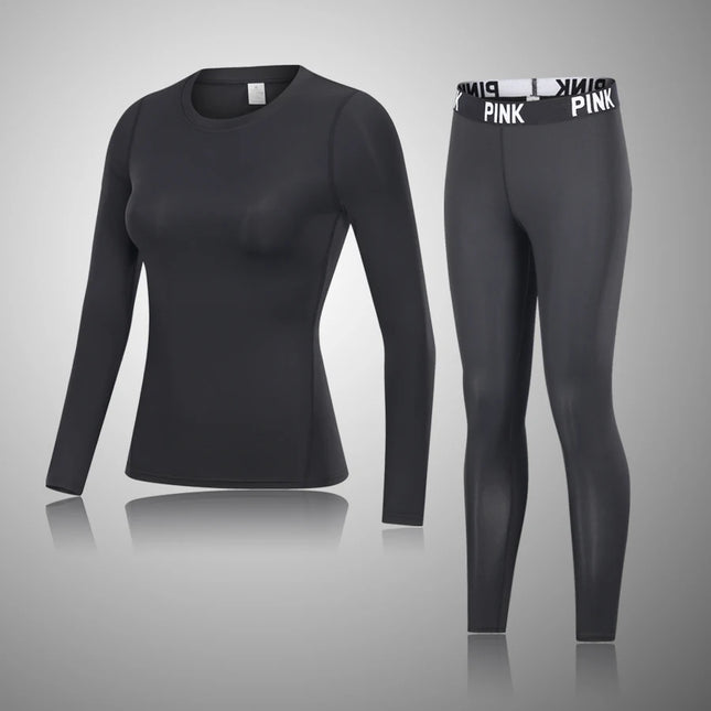 Winter Women's Thermal Underwear Sets Quick Dry Long Johns Winter Clothing Woman Comfortable Thermo Underwear Suits