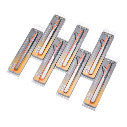 Vetus SA Fan Eyelash Tweezers Profissional For 3D/6D Volumn Eyelash Extension Anti-static Lashes Tweezers Makeup Tools