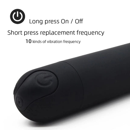 Powerful USB Charge Bullet Vibrator Clitoris Stimulator G-Spot Vagina Massage Adult Erotic Sex Toys For Woman Female Masturbator