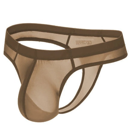Man G String Thong Underwear G-string Ice Silk Sexy Men Underpants Tanga Hombre Bulge Pouch Thongs T-back Ultra Thin Panties