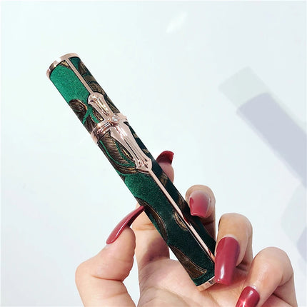 Hojo Curling Mascara Waterproof Antiperspirant Not Blooming Long Curling Makeup Sense of Natural Fiber Mascara Makeup Brushes