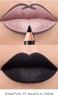 Pudaier Lip Liner Waterproof Durable Decolorization Nude Lip Gloss Matte Lipliner Lipstick Pen Hot Selling
