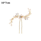 Gold hair pin