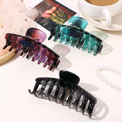 Hot Sale Solid Color Claw Clip Large Barrette Crab Hair Claws Bath Clip Ponytail Clip For Women Girls Hair Accessories Gift