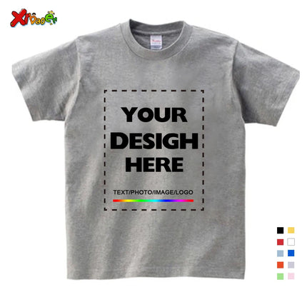 Custom long sleeve Shirt Kids Personalized photo Shirt Children's T-shirt name clothing Girl Boy shirt Toddler logo Design Shirt