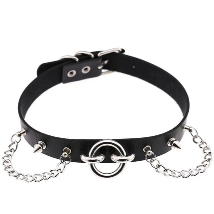 Exotic Accessories of Bdsm Slave Bondage Leather Collar with Leash Ring Steel Chain Sex Toys to Lover Roleplay Posture Spreader