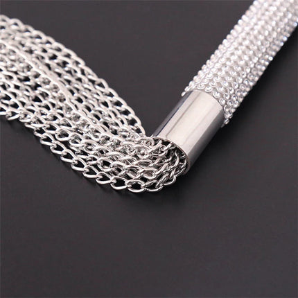 Bdsm Metal Chains Whip Flogger Ass Spanking Bondage Sex Toys For Couples Fetish Women And Men 2 Type Heavy Whip Adult Games