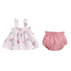 Pink cherry set / 6-9M
