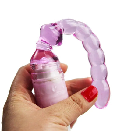Candiway Low Noise Pull Beads Vibrator 1AA Battery Masturbation Vibrating G-spot Stimulation Adult Sex Toys For Women