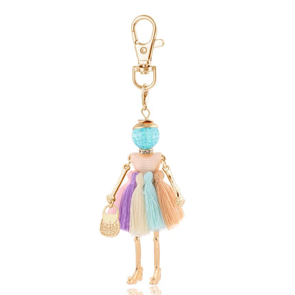 Fashion Women Keychain New Statement Charm Metal Key Chain for Lady Jewelry  Gift Female Trendy Bag Pendant Wholesale