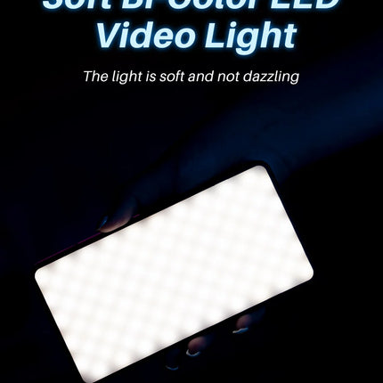 Ulanzi VL200 Led Video Light With Soft Diffuser 360°Ball Head 5000mAh 2500-9000k Fill Panel Lamp Camera Light for Youtube