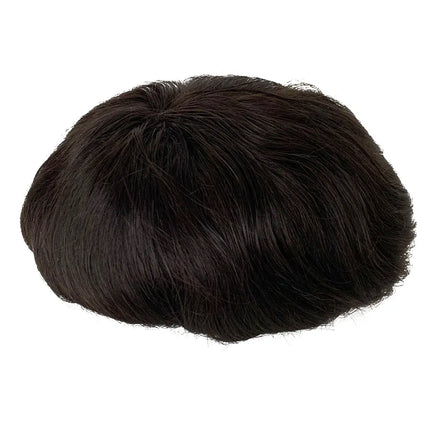 Human Hair Men's Wigs Skin PU Toupee Men Capillary Prosthesis Hair Unit Replacement System Hair Pieces Wig For Men