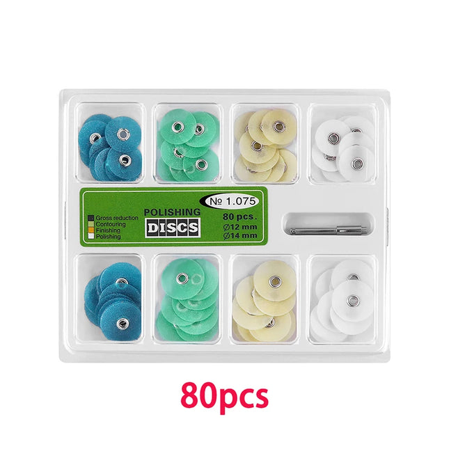 5set Dental Polishing Discs Set Gross Reduction Contouring Mandrel Stripes for Teeth Whitening & Polimento