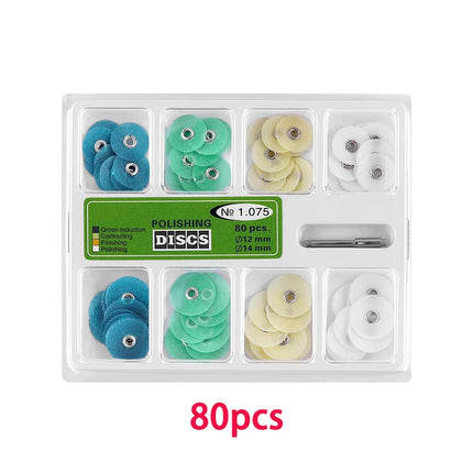 5set Dental Polishing Discs Set Gross Reduction Contouring Mandrel Stripes for Teeth Whitening & Polimento