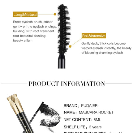 4d Silk Fiber Lash Mascara Curling Volume Eyelashes Waterproof Liquid 3D Fiber Lash Extension Mascara Cosmetic