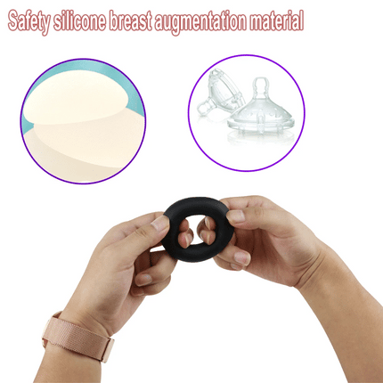 Silicone Soft Male Delay Ejaculation Penis Ring Lock Elastic Cock Rings Exercise Bands Sex Toys for Men Adult Sex Shop Black