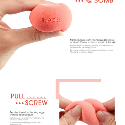 IMAGIC Beauty Sponge Face Wash Puff Gourd Water Drop Wet And Dry Makeup Tool