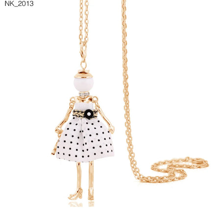 Cute Women Necklace Statement Lady Charm Long Trendy Necklace 2026 New Fashion Female Big Pendant Lovely Jewelry Gift Wholesale