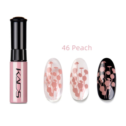 KADS Nail Art Stamping Polish 1 Bottle White Black Gold Stamping Nail Lacquer of Acrylic Paint Tool Beauty Decoration Vernish