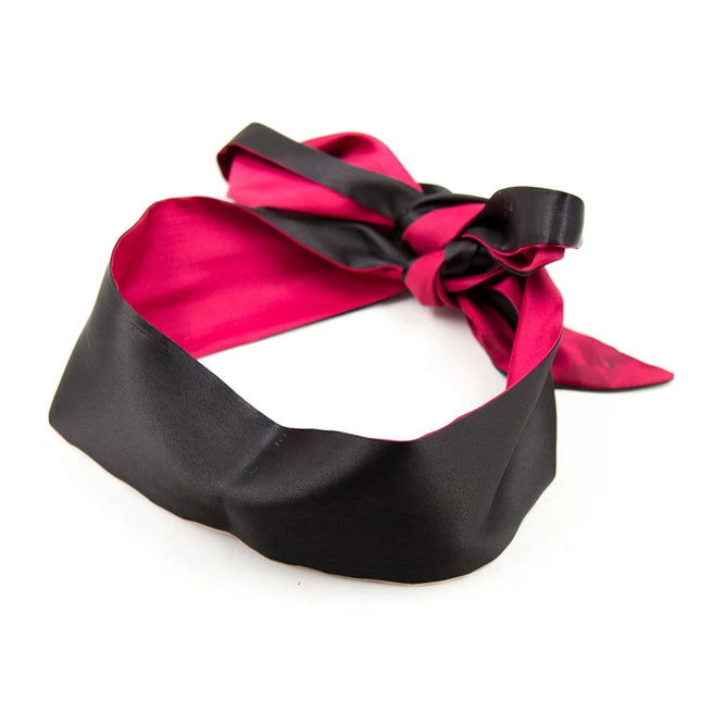 Adult Game Silk Satin Eye Mask Shade Blindfold Ribbon Restraints Rope BDSM Bondage Handcuffs Cosplay Sex Toys For Couples Women