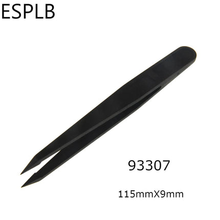ESPLB 8pcs/Set Anti-Static Plastic Tweezers ESD Curved Straight Forceps Electronic PCB Repair Hand Tools Tweezers