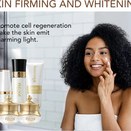 AILKE Anti-Aging Wrinkle Whitening Skin Care Face Cream With Collagen Rose Moisturizing Brightening Women Facial Korean Cosmetic