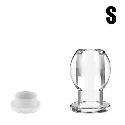 Transparent Hollow Anal Plug Butt Dilator For Women Vaginal Expander Men Medical Washer Douche Enema Sex Toys Adult Games Erotic