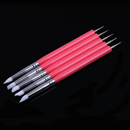 3/4/5/6/7/8/15Pcs Cake Brush Flower Modelling Ball Tools Accessories Multifunction Icing Pastry Painting Sugarcraft Tools