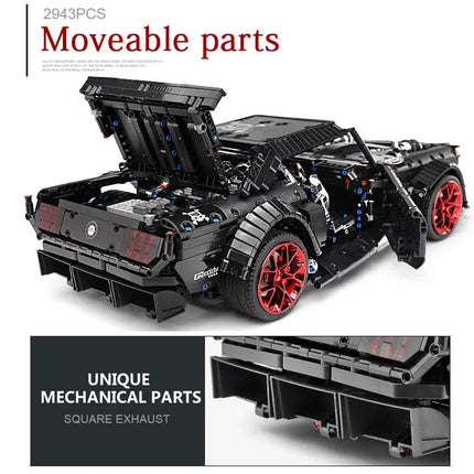 MOULD KING 13108 Technical APP Remote Control Car RTR V2 Racing Car Model Building Blocks MOC-22970 Bricks Kid Toy Birthday Gift