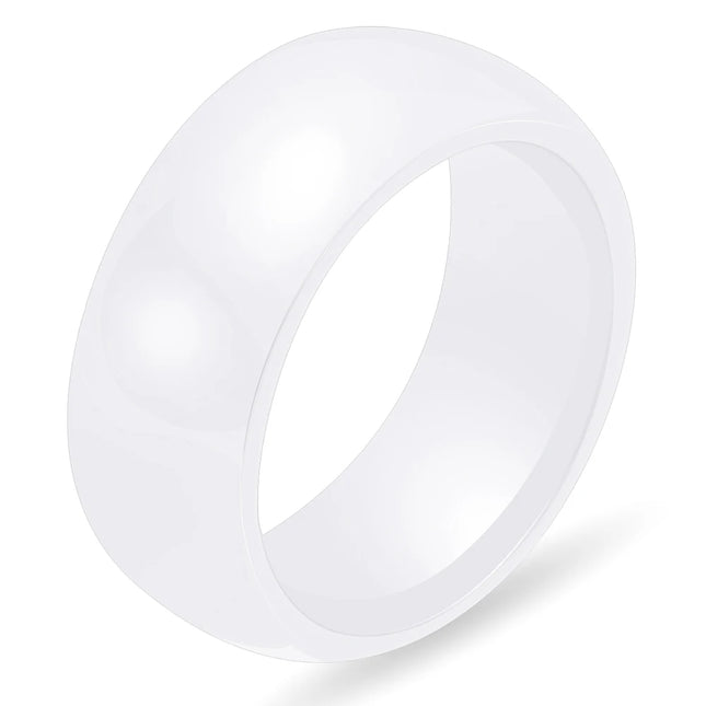 Casual Light Black White Ceramic Rings for Women Cut Surface Ceramic Jewelry Ring Fashion Women Ring Dropshipping
