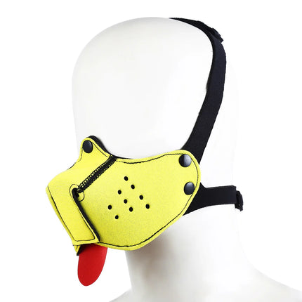 20 Styles Neoprene Puppy Play Dog Hood Mask,Bdsm Bondage Slave Pet Roleplay Party Pup Mask,Removable Muzzle,Couple Flirt Sex Toy