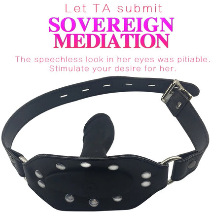 Inflatable Silicone Penis/Ball Gag Oral Dildo Open Mouth Plug Expandable Pump Big Anal Butt Plug Vibrator BDSM Flirt Sex Tools