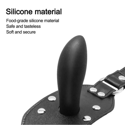 Inflatable Silicone Penis/Ball Gag Oral Dildo Open Mouth Plug Expandable Pump Big Anal Butt Plug Vibrator BDSM Flirt Sex Tools