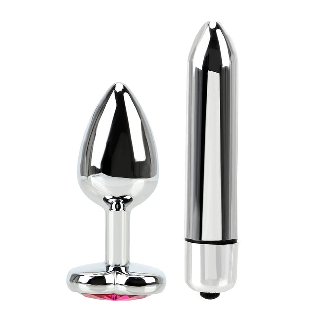 Stainless Steel Butt Plug Vibrators For Women Vaginal Erotic Massager Sex Products Anal Plugs Dildo Beads Sex Toy Vagina Insert