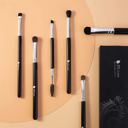 DUcare Eyeshadow Makeup Brush 6-7Pcs Makeup Tools Powder Foundation Eyeshadow Eyebrow Synthetic Pony Hair Women Makeup Brush Set
