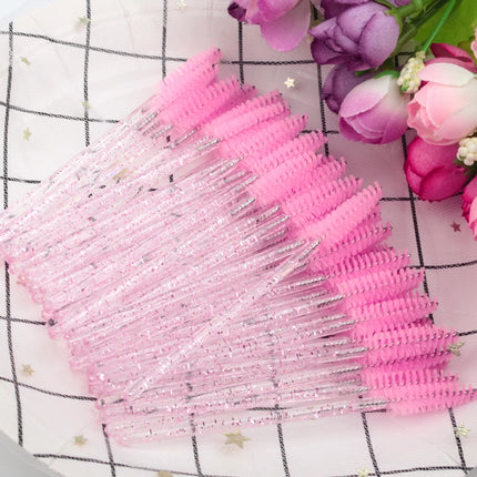 SHIDISHANGPIN 5/25/50 Pc Eyelash Brushes Makeup Brushes Mascara Wands Applicator Spoolers Eye Lashes Cosmetic Brush Makeup Tools
