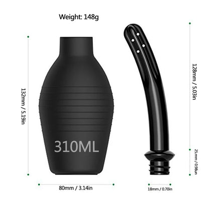 Reusable Anal Cleaner Safe Rectal Syringe Stream Douche Enema Colon Enima Vaginal Cleaning kit for Men Women Gay Adult Products
