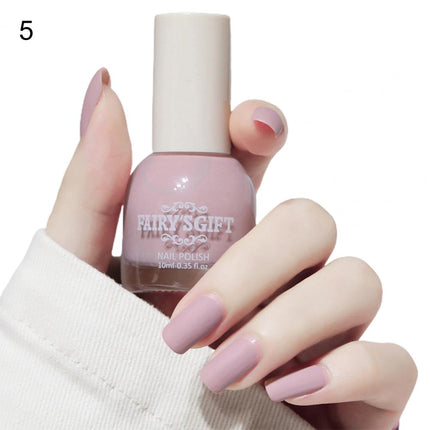10ml Matte Nail Polish Convenient Water Proof Dry Quickly Resin Matte Set Nail Supplies for Professionals