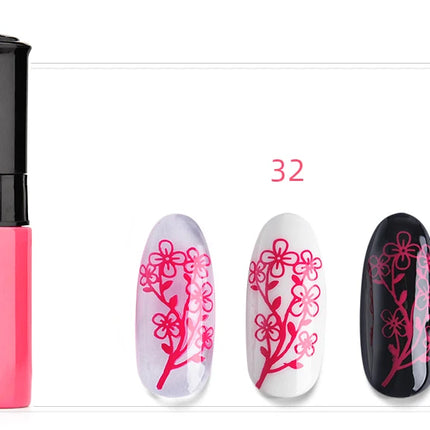 KADS Nail Polish Stamping Nail Art Lacquer 1Bottle/LOT Lacquer Nail Stamping Polish 47 Color Optional Template polish