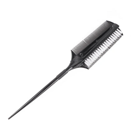 Nunify High Quality Double Side Dye Comb Nylon Fiber Tail Comb Professional Hair Stylist Barber Comb Fine-Toothed Comb