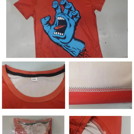 Funny Smiling Face Graphic 3D Print Men T Shirt Street Trendy Fashion Casual Summer O-Neck Short Sleeve Oversized T Shirt Tops