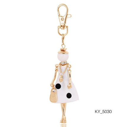 Fashion Women Keychain New Statement Charm Metal Key Chain for Lady Jewelry  Gift Female Trendy Bag Pendant Wholesale