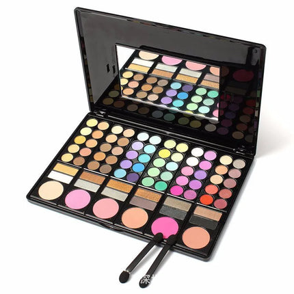 Makeup Set for Women 78 Color Eye Shadow Pearlescent Matte Glitter Shimmer Luminous Eyeshadow Powder Sequins Eyeshadow Palette